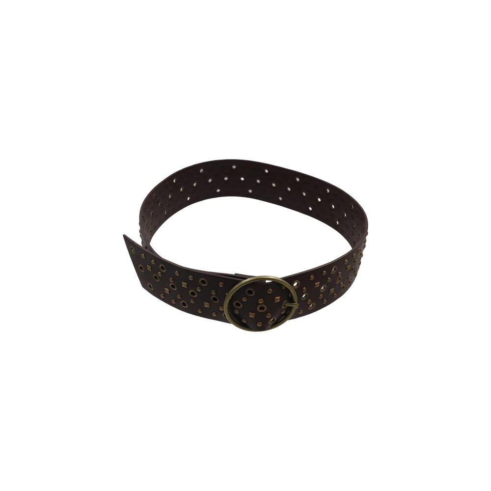 3894 3 Row Grommets Belt Harajuku Y2k Pu Leather Punk For Women, 2.56 - Picture 3 of 6